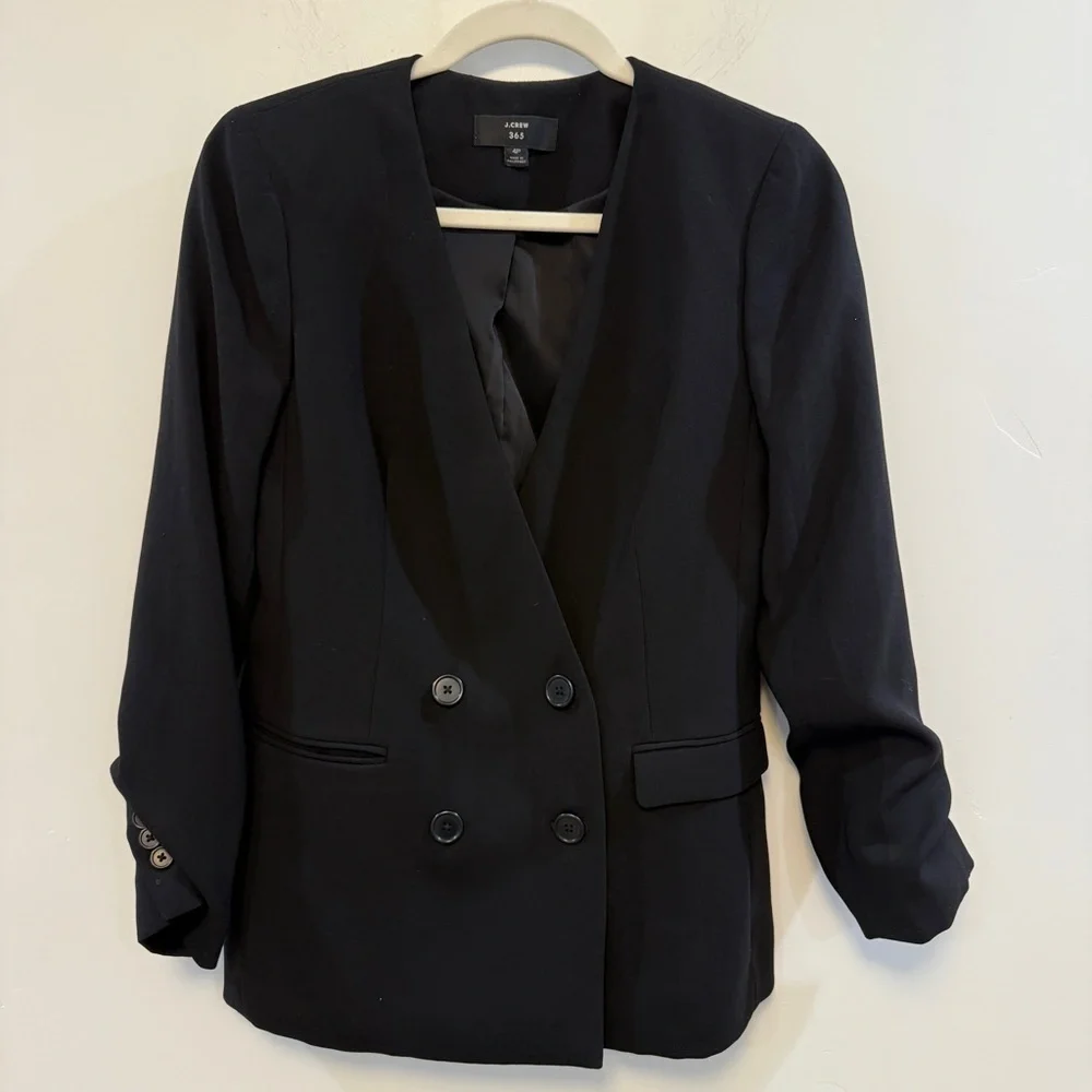 J. CREW 365 | Petite French girl blazer crepe black